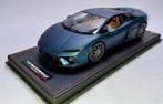 Lamborghini Temerario Matt Blu 1:18 LAMBO062B MR Collection, Ophalen, Nieuw, Auto, Overige merken