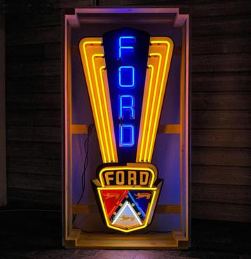 Ford Fifties Jubilee Neon Verlichting XL 71 x 150 cm beschikbaar voor biedingen
