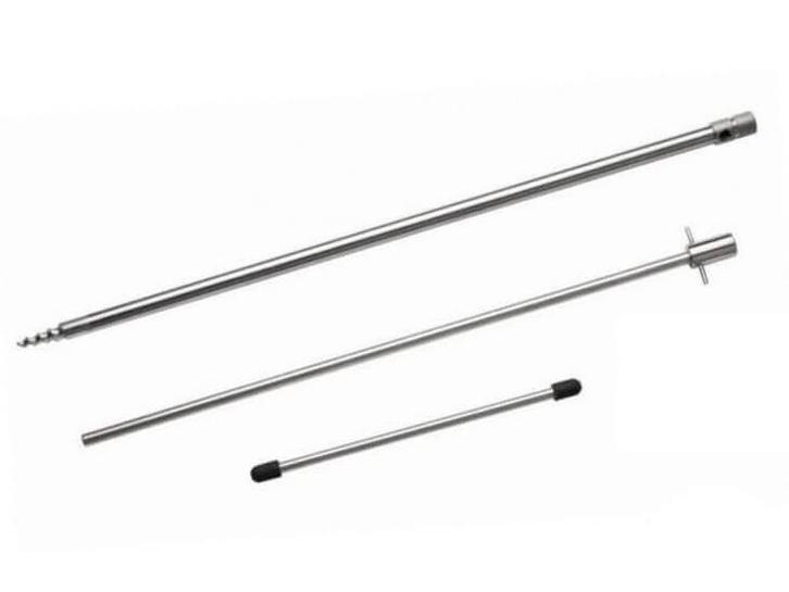 RVS Drill Bankstick 50-90 cm - Karper XL, Watersport en Boten, Hengelsport | Karpervissen, Overige typen, Nieuw, Verzenden