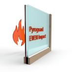 Dubbel glas Pyroguard satijn EW30 Impact (houten constructie, Doe-het-zelf en Verbouw, Glas en Ramen, Ophalen of Verzenden, Nieuw