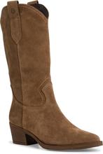 Tamaris Cowboylaarzen bruin Leer - Dames - Maat 39, Kleding | Dames, Schoenen, Verzenden, Nieuw