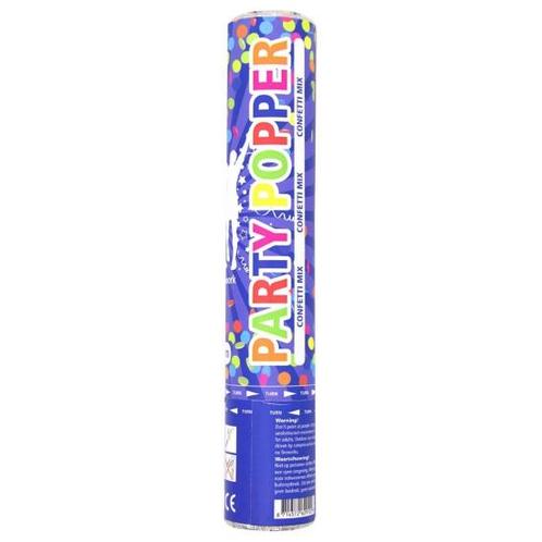 Gekleurde confetti kanon 28 cm - Confetti, Hobby en Vrije tijd, Feestartikelen, Ophalen of Verzenden