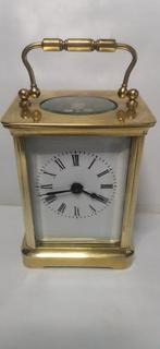 Rijtuigklok - Messing, Glas - 1850-1900, Antiek en Kunst
