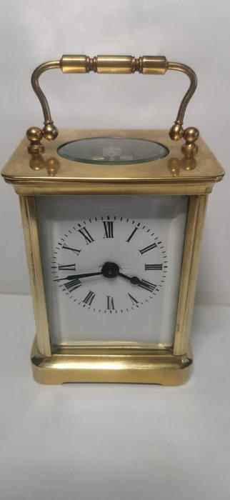 Rijtuigklok - Messing, Glas - 1850-1900, Antiek en Kunst, Antiek | Klokken