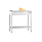 GGM Gastro | RVS werktafel PREMIUM - 700x600mm - met |, Huis en Inrichting, Verzenden, Nieuw