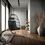 Hangstoel Ariane met standaard en kussens 160kg - zwart, Tuin en Terras, Verzenden, Nieuw