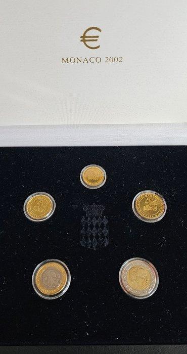 Monaco. Series 10 Cent - 2 Euro 2002 (Zonder Minimumprijs), Postzegels en Munten, Munten | Europa | Euromunten