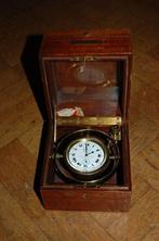 Tweedaagse scheepschronometer - Elgin National - Hout -, Antiek en Kunst
