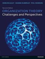 Organization Theory Challenges & Pspctvs 9780273724438, Verzenden, Gelezen, John MaAuley