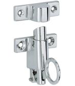 Raamknip Elegant met sluitkom glans chroom, Ophalen of Verzenden, Nieuw