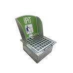 The DropPit Classic asbaktegel 30x30 cm - verzinkt, Huis en Inrichting, Woonaccessoires | Prullenbakken, Verzenden, Nieuw