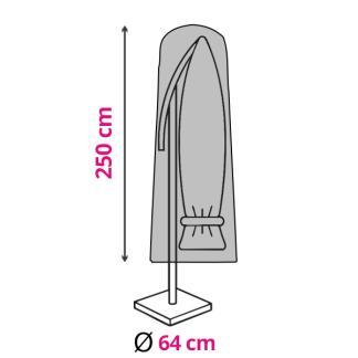 Zweefparasolhoes | Perel | 250 x Ø 64 cm (Tot 4.5 meter, PP), Tuin en Terras, Tuinmeubel-accessoires, Nieuw, Verzenden