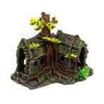 Oude ruïne met boom OS-155 - aquarium decoratie, Ophalen of Verzenden, Nieuw, Sierelement