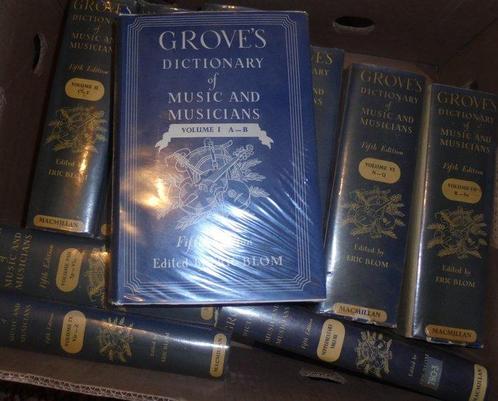 Groves - Dictionary of Music and Musicians - 1954, Antiek en Kunst, Antiek | Boeken en Bijbels