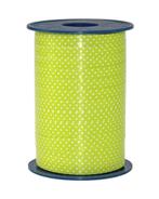 Krullint met stippen Groen - 10mm, Ophalen of Verzenden, Nieuw, Overige typen