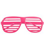 Neon Roze Bril Gestreept, Verzenden, Nieuw