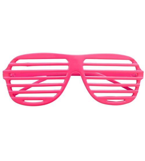 Neon Roze Bril Gestreept, Hobby en Vrije tijd, Feestartikelen, Nieuw, Verzenden