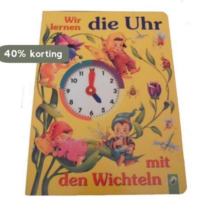 Leren klok kijken mer de kabouters 9783896002341, Boeken, Overige Boeken, Gelezen, Verzenden