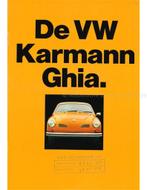 1971 VOLKSWAGEN KARMANN GHIA BROCHURE NEDERLANDS, Nieuw, Volkswagen, Author