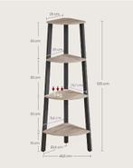 Smalle Hoekboekenkast met 4 Planken, Huis en Inrichting, Kasten | Overige, Verzenden, Nieuw