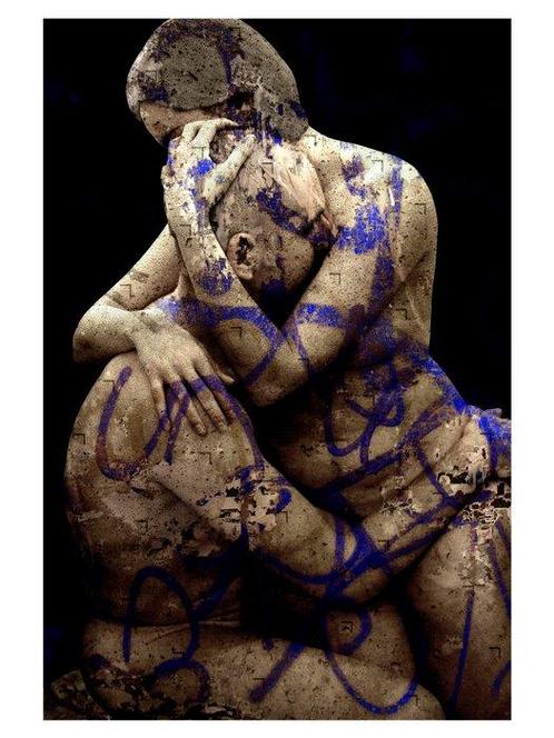 Georges Dumas - Vandalized in Blue - 3/7 (no AI), Antiek en Kunst, Kunst | Schilderijen | Modern