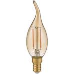 LED Lamp - Kaarslamp - Filament - Trion Kirza - 4W - E14, Nieuw, Ophalen of Verzenden, Led-lamp, Soft of Flame