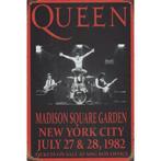 Concert Bord - Queen New York City 1982, Verzamelen, Ophalen of Verzenden, Nieuw, Poster, Artwork of Schilderij