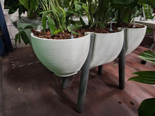 Plantenbak Dirk van der Kooij, wit / grijs, Huis en Inrichting, Woonaccessoires | Overige, Ophalen