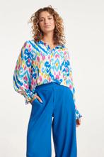-60% Smashed Lemon  Smashed Lemon 24050 tribal print blouse, Kleding | Dames, Verzenden, Nieuw, Wit