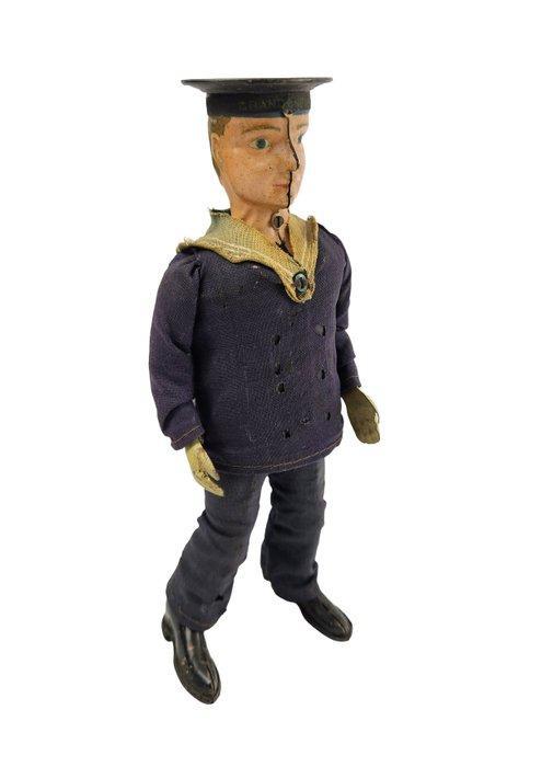 Lehmann - Zeldzame Lehmann 535 Dancing Sailor, 19 cm hoog,, Antiek en Kunst, Antiek | Speelgoed
