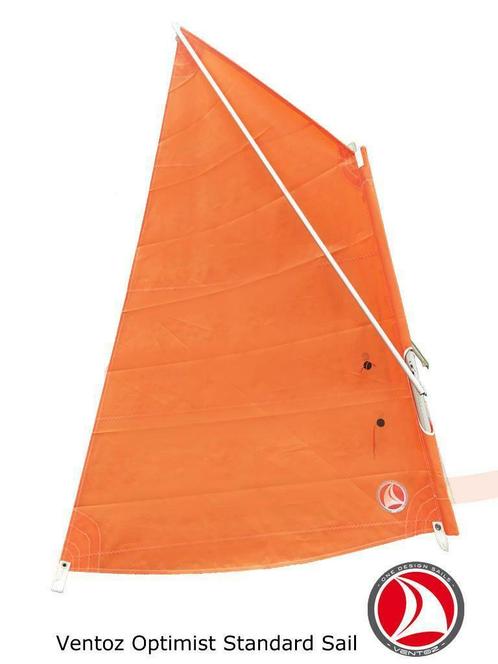 Ventoz Optimist (Opti) Standaard Zeil - Oranje, nieuw!, Watersport en Boten, Zeilen en Zeiltoebehoren, Minder dan 3 meter, Minder dan 15 m²