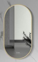 Spiegel 100 x 50 cm ovaal met ledverlichting en verwarming, Doe-het-zelf en Verbouw, Ophalen of Verzenden, Nieuw, Koper, Overige typen