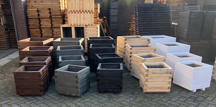 Vierkante plantenbakken! Bomen plantenbakken! tot 1m x1m x1m, Tuin en Terras, Bloembakken en Plantenbakken, 30 tot 60 cm, 60 tot 100 cm