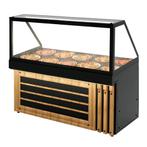 GGM Gastro | Warmhoudvitrine TORONTO - 1800mm - Zwarte |, Verzenden, Nieuw in verpakking