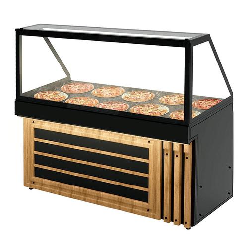 GGM Gastro | Warmhoudvitrine TORONTO - 1800mm - Zwarte |, Zakelijke goederen, Horeca | Meubilair en Inrichting, Verzenden