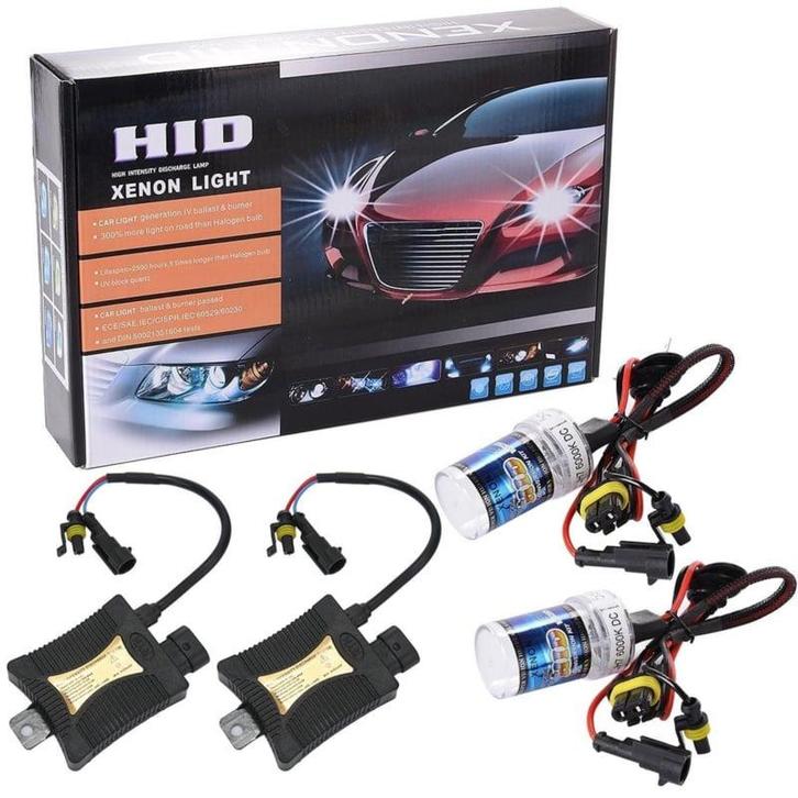 Xenon kit set verlichting H7 10000K 55W + ballast HID slim c, Auto-onderdelen, Verlichting, Nieuw, Verzenden
