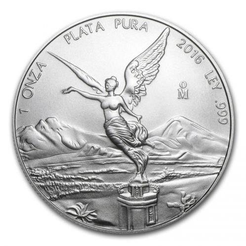 Mexican Libertad 1 oz 2016, Postzegels en Munten, Munten | Amerika, Zuid-Amerika, Losse munt, Zilver, Verzenden