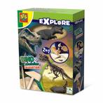 SES - Explore - Dino en skelet opgraven 2 in 1 - T-rex, Verzenden, Nieuw, Knutselen