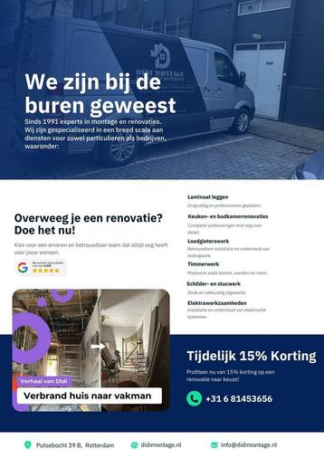 DIDI MONTAGE Klusjesman Zuid Holland beschikbaar voor biedingen