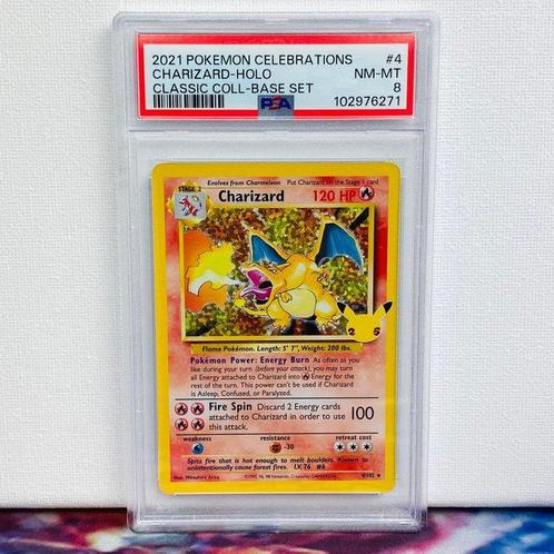 Pokémon Graded card - Charizard Holo #4 Celebration -, Hobby en Vrije tijd, Verzamelkaartspellen | Pokémon