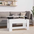 vidaXL Salontafel 101x49x52 cm bewerkt hout wit, Minder dan 50 cm, 100 tot 150 cm, 50 tot 75 cm, Verzenden