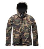 Vintage Industries Alford Softshell Jacket woodland camo, Nieuw