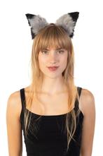 Haarband Grote Furry Oortjes Grijs Zwart Beer Vos Diadeem Do, Kleding | Dames, Ophalen of Verzenden, Nieuw, Carnaval, Accessoires
