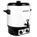 GGM Gastro | Water- & Glühweinkoker - 27 liter - 1,8kW - Wit, Verzenden, Nieuw in verpakking