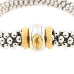 18 Krt. Bicolor gouden Mesh schakel armband; 21,5 cm | Fope, Sieraden, Tassen en Uiterlijk, Ophalen of Verzenden, Gebruikt, Overige kleuren