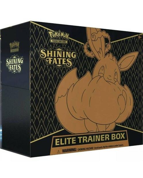 Shining Fates elite trainer box, Hobby en Vrije tijd, Verzamelkaartspellen | Pokémon, Losse kaart, Nieuw, Foil, Ophalen of Verzenden