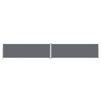 Windscherm 160x1000 antraciet | Retourdeal | 50% Korting, Ophalen of Verzenden, Uittrekbaar, Nieuw