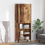 vidaXL Highboard Oud Hout 69,5 x 34 x 180 cm Bewerkt hout, Huis en Inrichting, Kasten | Buffetkasten, Minder dan 50 cm, Verzenden