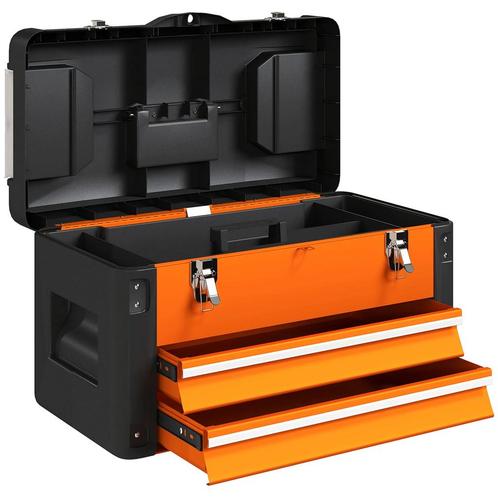 TRUUSK Lege Gereedschapskist, 49,7 X 25,3 X 28,9 Cm Gereedsc, Doe-het-zelf en Verbouw, Kratten en Dozen, Nieuw, Verzenden