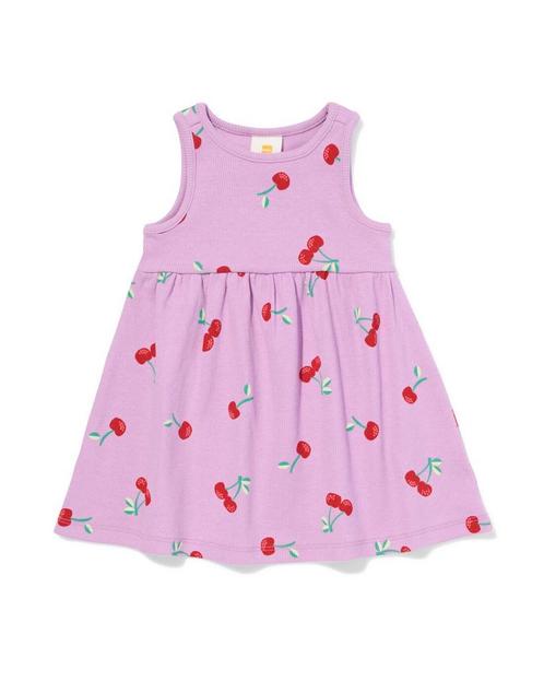 HEMA Babyjurk rib kersen paars, Kinderen en Baby's, Babykleding | Overige, Nieuw, Verzenden